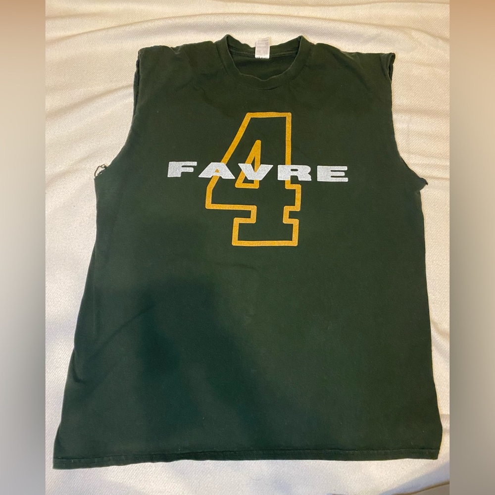 Vintage Brett Favre Greenbay Packers sleeveless shirt - XL